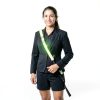 Simket LED Reflective Running Sash Nylon Green-6