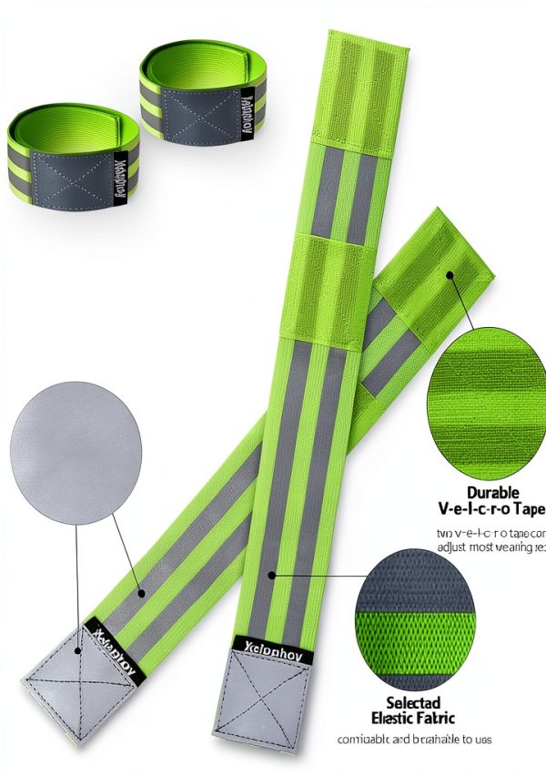 Xeiophoy Reflective Safety Bands Unisex Elastic-2