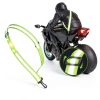 Simket LED Reflective Running Sash Nylon Green-3