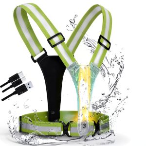Xeiophoy LED Reflective Vest for Running Cycling-0