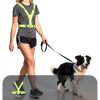 Cuvccn LED Reflective Vest Green Polyester-2