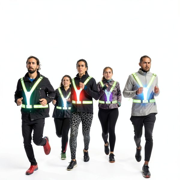 Xeiophoy LED Reflective Vest for Running Cycling-4