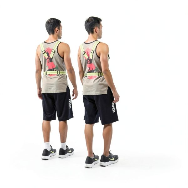 Reflective Vest GREERRIDE Green Plastic Running-1