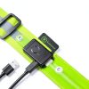 Simket LED Reflective Running Sash Nylon Green-5