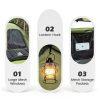 SUV Tent, Rectangle Car Tent for Family, Waterproof & Windproof for Car Camping, Large Camping Tents with Storage Bag, SUV, Van, Jeep-4