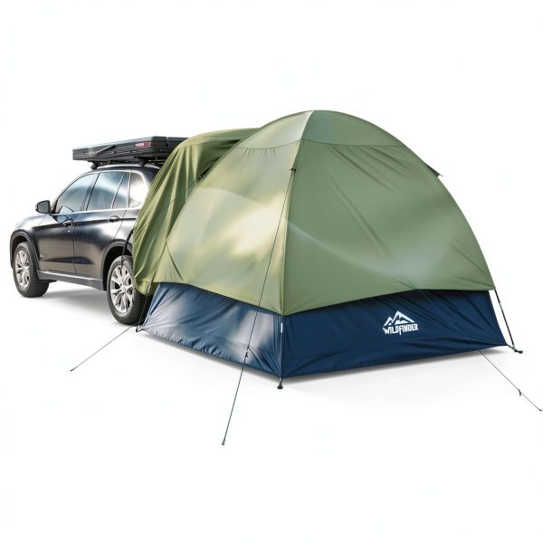 SUV Tent, Rectangle Car Tent for Family, Waterproof & Windproof for Car Camping, Large Camping Tents with Storage Bag, SUV, Van, Jeep-1